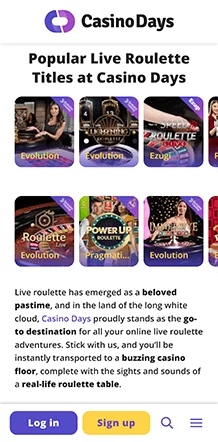 casino days live games