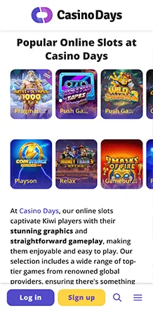 casino days slot machines